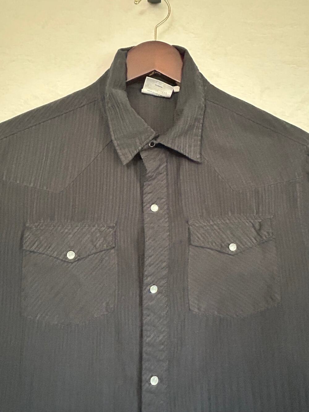 Hurley Intl Womens Small Black Pearl Snap Short Sleeve Shirt Casual Surf